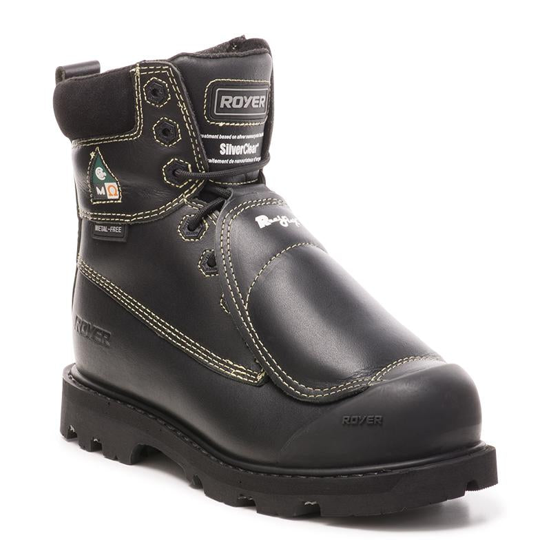 Royer Black 108501 Men’s 8” Metguard Work Boots Mister Safety Shoes Inc