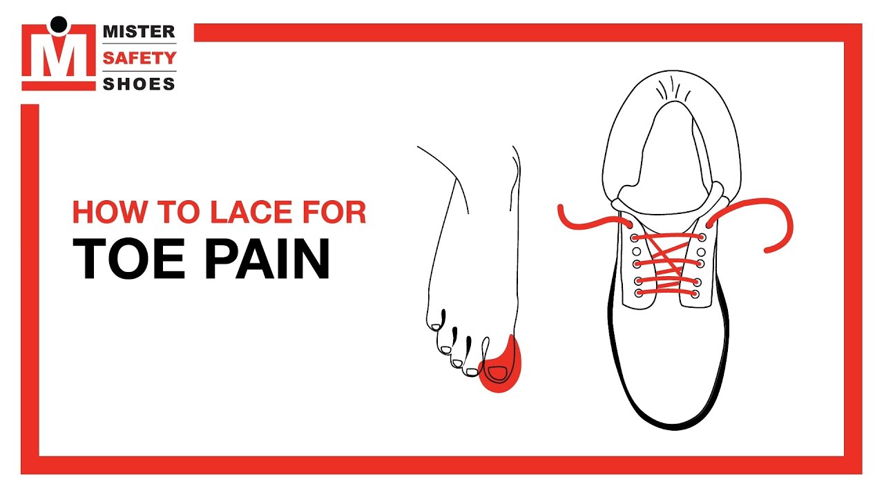 Comment lacer pour la douleur aux orteils