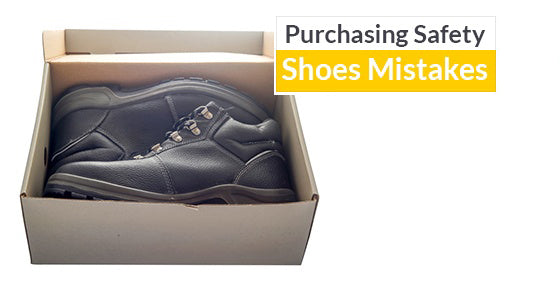 4 erreurs courantes lors de l'achat de chaussures de sécurité