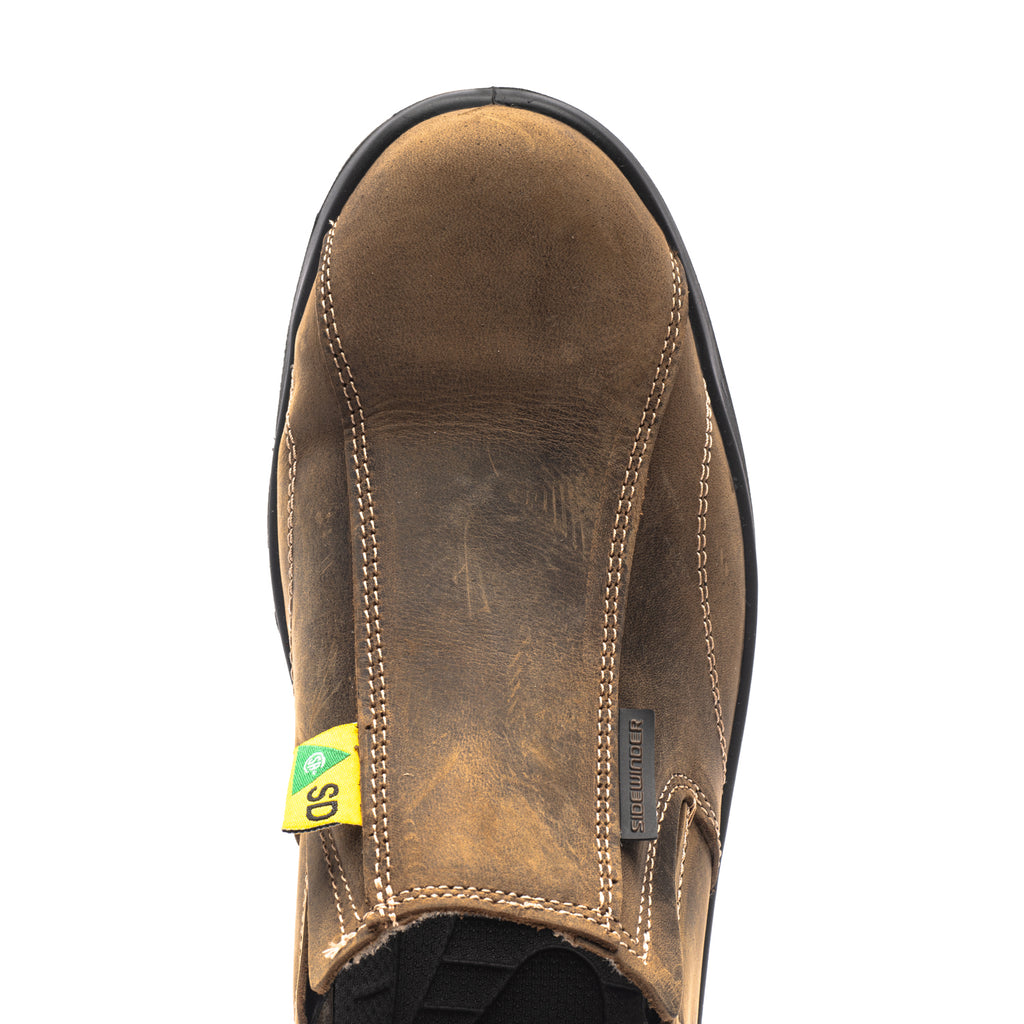 Glide Unisex Composite Toe Slip On Oxford Safety Shoes 463