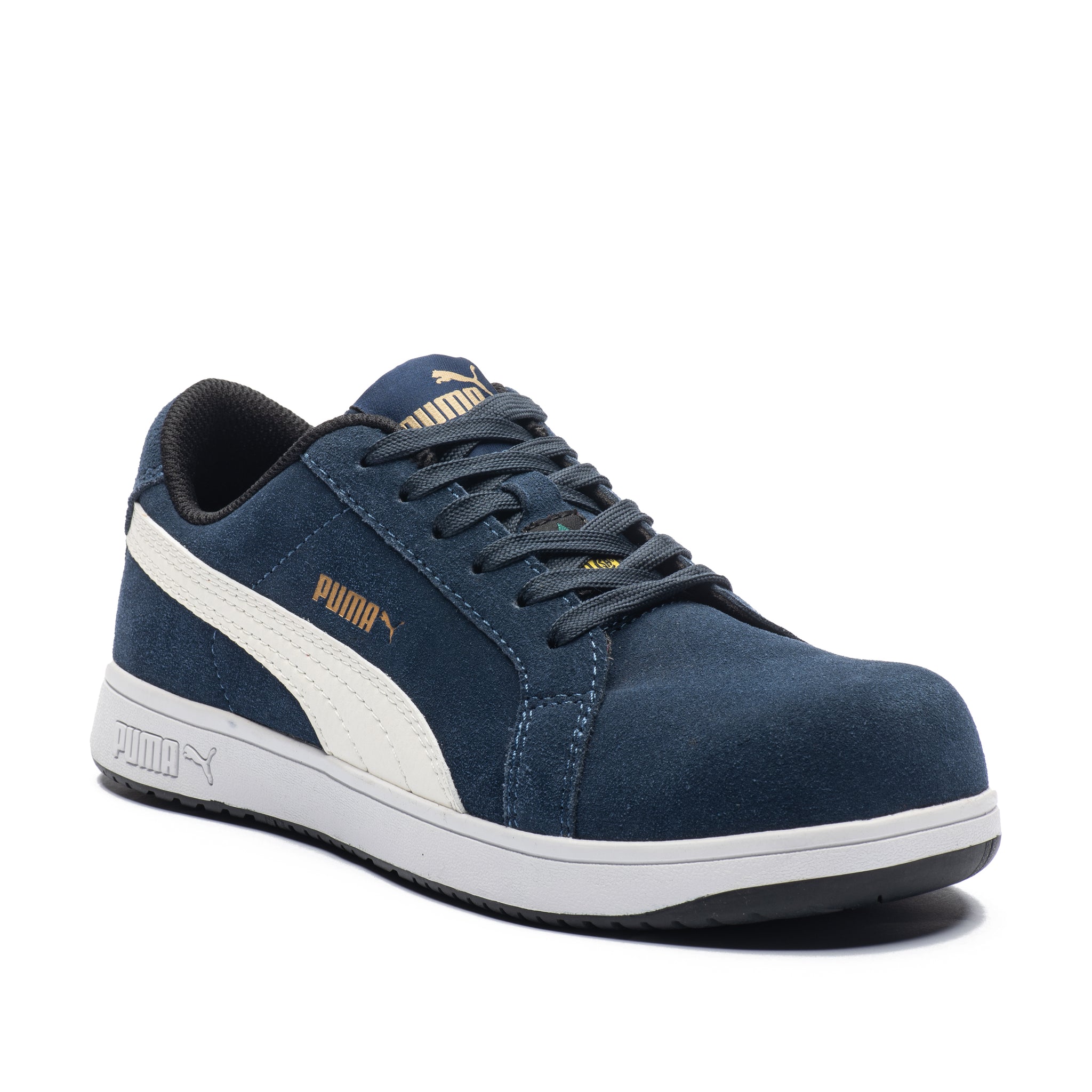 Iconic Suede Navy Low Safety Shoes 640023 - ONLY AVAILABLE AT MISTER S ...