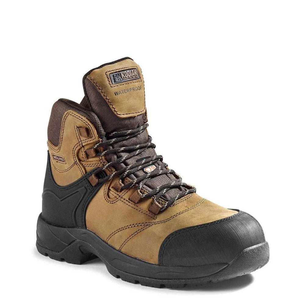 Kodiak Canada Mens Sz 13 Slip On Waterproof Boots Brown Leather Chore Kodiak Canada main image 4