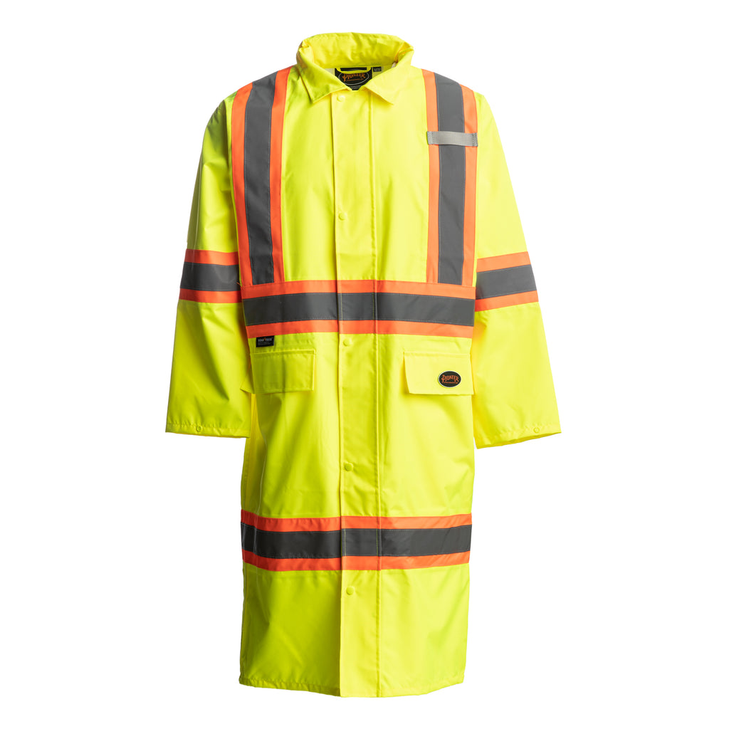 Manteau imperméable long haute visibilité The Rock