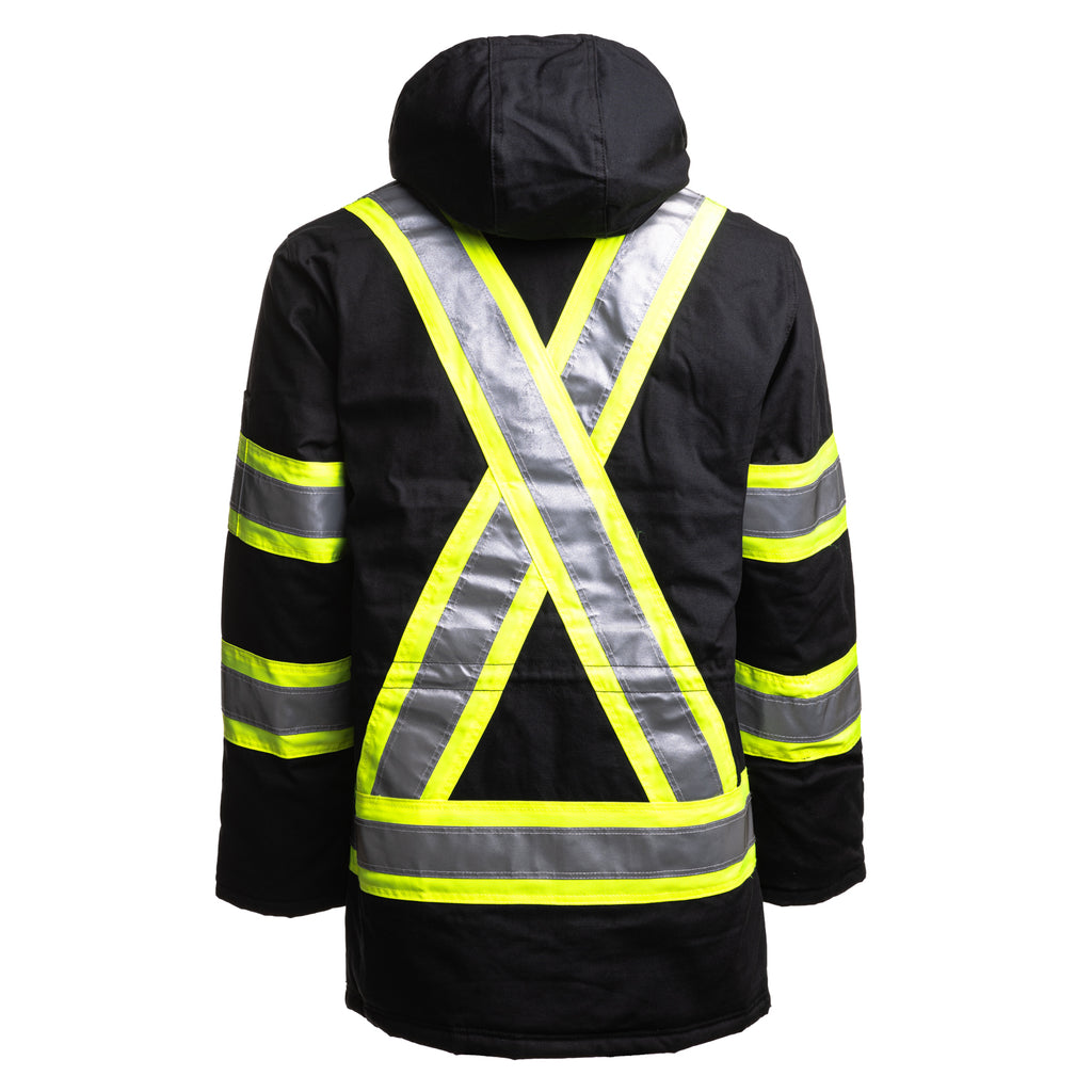 Safety Parka Hi-vis Black - S157HVB