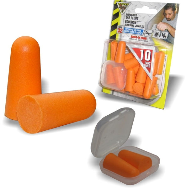 Bouchons d'oreille Workhorse (paquet de 10)
